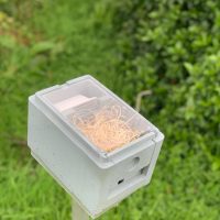 Includes the following: Fondant for feed,perspex screen to view the bees and a straw nest,